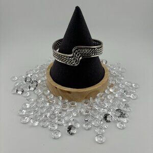 Hard Twisted 925 Silver Bracelet